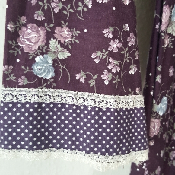 Vintage 1970's Purple Gunne Sax Prairie Dress by Jessica McClintock - Picture 5 of 14